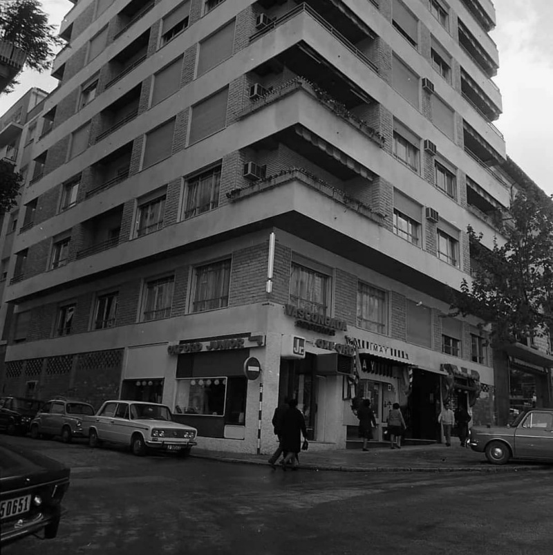 Paseo de la Estaci�n - Paseo de la Estaci�n. Foto antigua. Esquina con la Calle Ant�n de Cu�llar