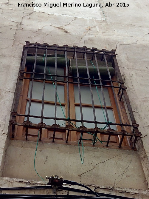 Casa de la Calle Josefa Segovia n� 4 - Casa de la Calle Josefa Segovia n� 4. Reja de rosetas