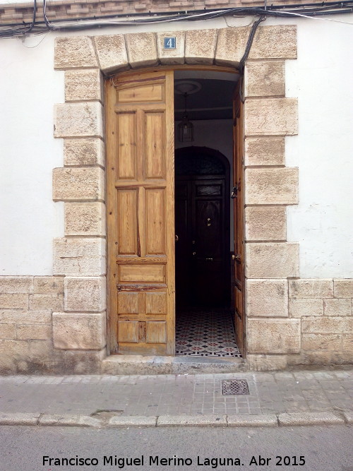 Casa de la Calle Josefa Segovia n� 4 - Casa de la Calle Josefa Segovia n� 4. Portada