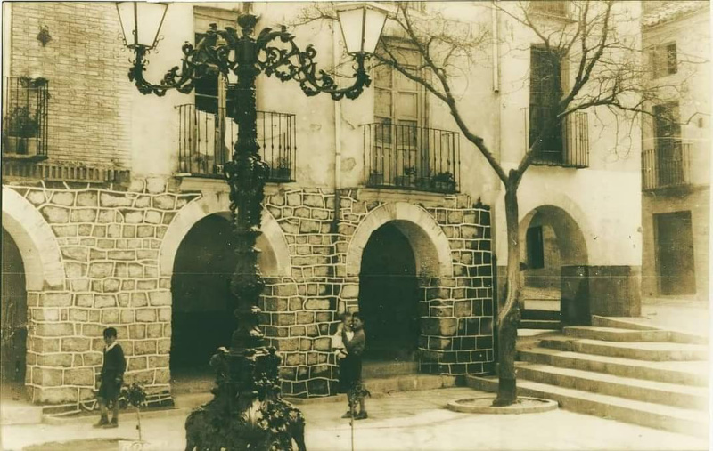 Plaza de la Magdalena - Plaza de la Magdalena. Foto antigua