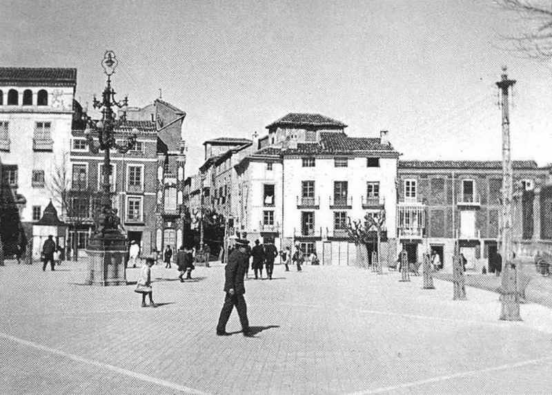 Plaza de Santa Mar�a - Plaza de Santa Mar�a. Foto antigua