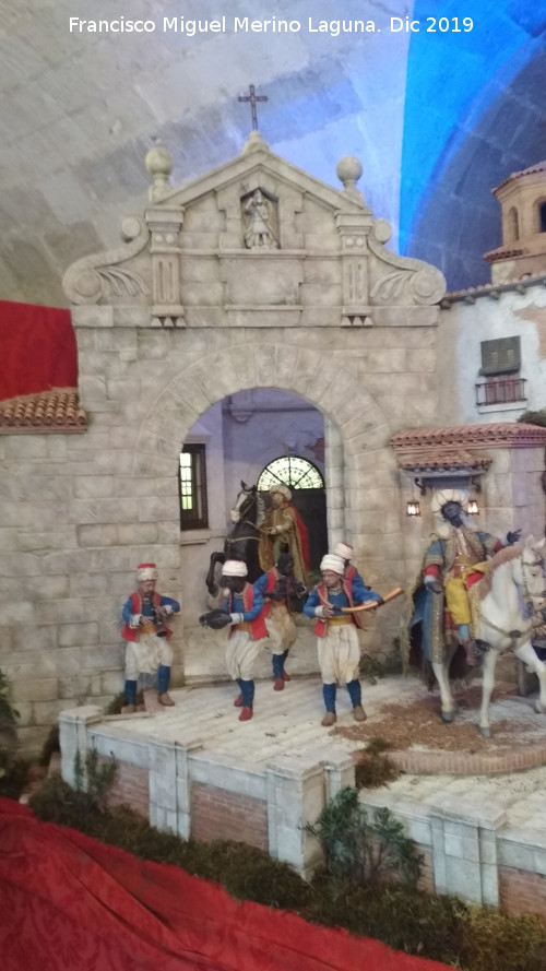 Muralla de Jan. Puerta del ngel - Muralla de Jan. Puerta del ngel. Beln Napolitano de la Catedral de Jan