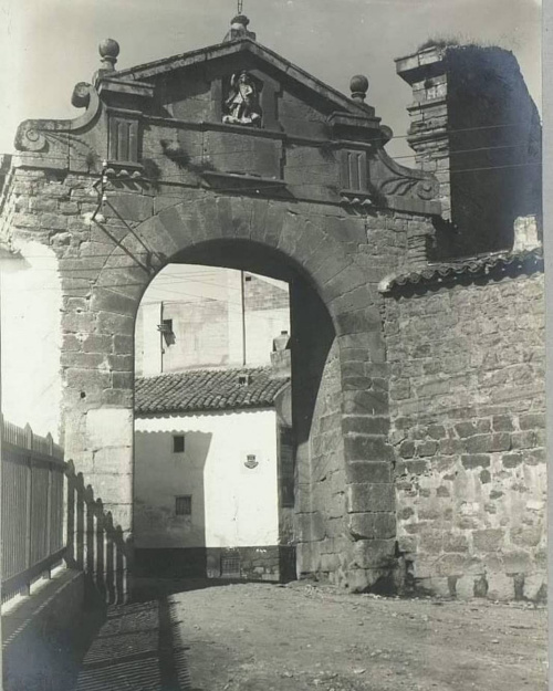 Muralla de Jan. Puerta del ngel - Muralla de Jan. Puerta del ngel. Foto antigua