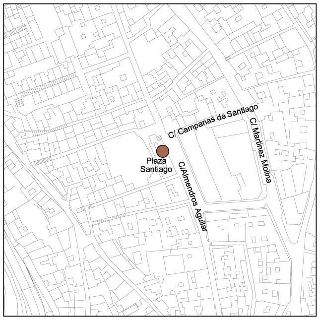 Refugio antia�reo de la Plaza de Santiago - Refugio antia�reo de la Plaza de Santiago. Situaci�n