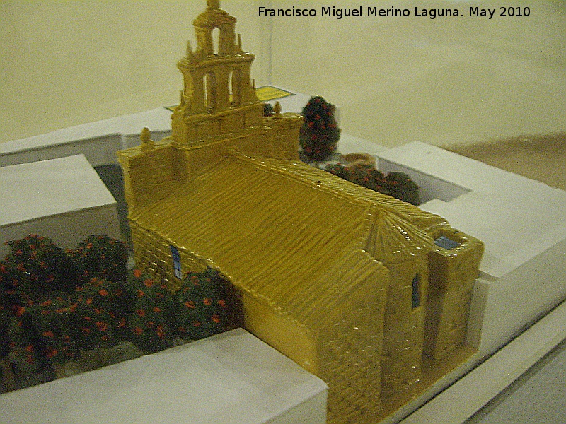 Iglesia de San Bartolom� - Iglesia de San Bartolom�. Maqueta de platilina de Agust�n Garz�n