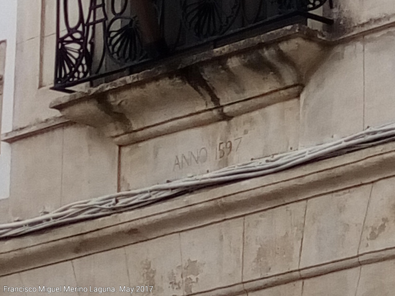 Casa de las Pavas - Casa de las Pavas. A�o 1597