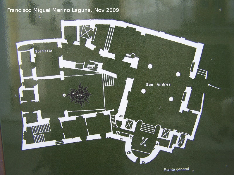 Iglesia de San Andr�s - Iglesia de San Andr�s. Plano