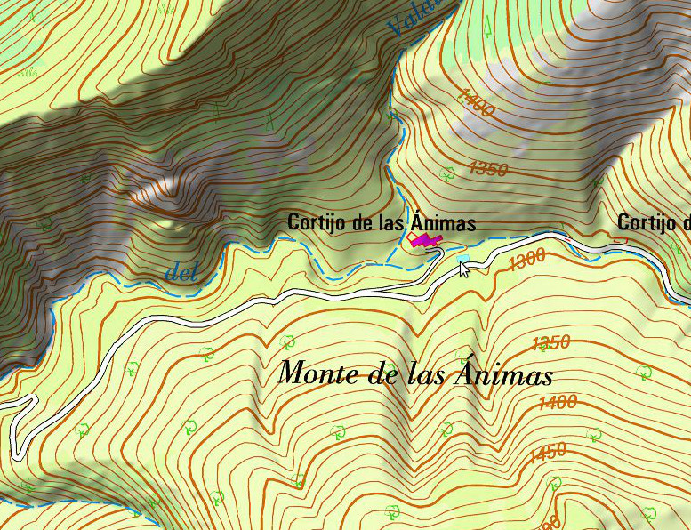 Fuente de las �nimas - Fuente de las �nimas. Situaci�n