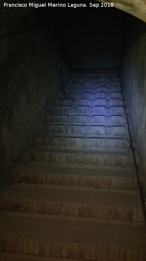 Refugio antia�reo de la Escuela de Enfermer�a - Refugio antia�reo de la Escuela de Enfermer�a. Escaleras cegadas