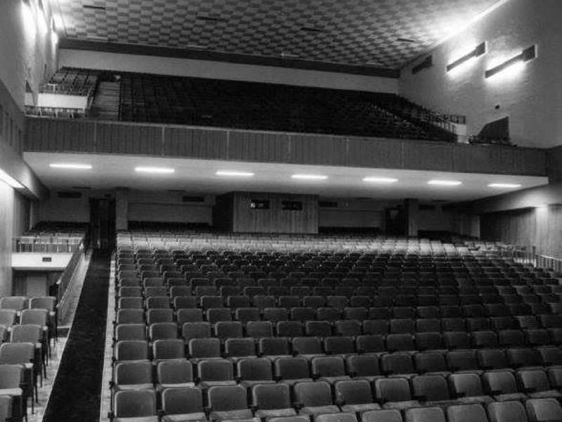 Teatro Asu�n - Teatro Asu�n. Foto antigua. Interior