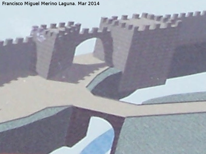 Torre�n de la Puerta de Montej�car - Torre�n de la Puerta de Montej�car. Reconstrucci�n virtual