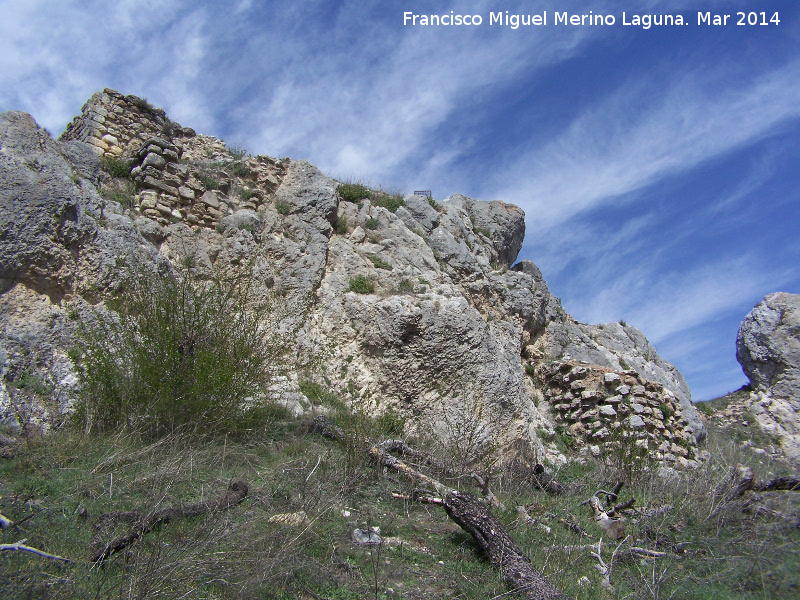 Castillo de Montej�car - Castillo de Montej�car. Anillo de murallas