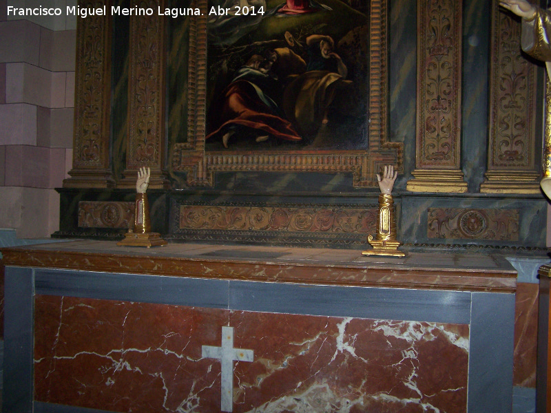 Iglesia de Santa Mara. Capilla de San Ildefonso - Iglesia de Santa Mara. Capilla de San Ildefonso. Relicarios