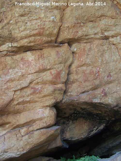 Pinturas rupestres de la Pe�a Escrita. Grupo I - Pinturas rupestres de la Pe�a Escrita. Grupo I. Panel