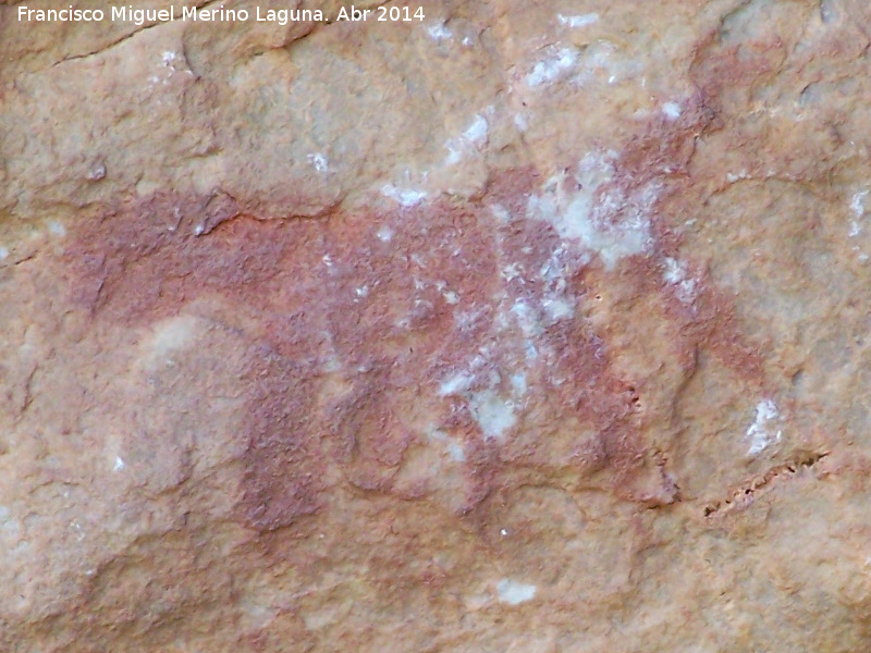 Pinturas rupestres de la Pe�a Escrita. Grupo I - Pinturas rupestres de la Pe�a Escrita. Grupo I. Zooformo