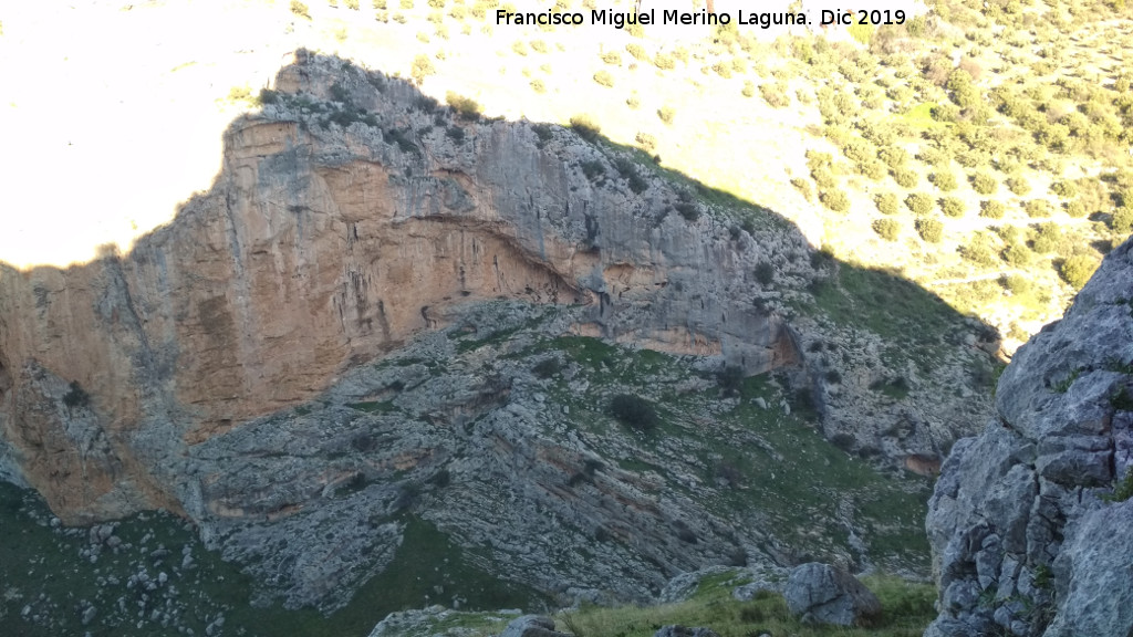 Pinturas rupestres del Abrigo de los Ca�ones IV - Pinturas rupestres del Abrigo de los Ca�ones IV. Desde el Poyo de la Cerradura