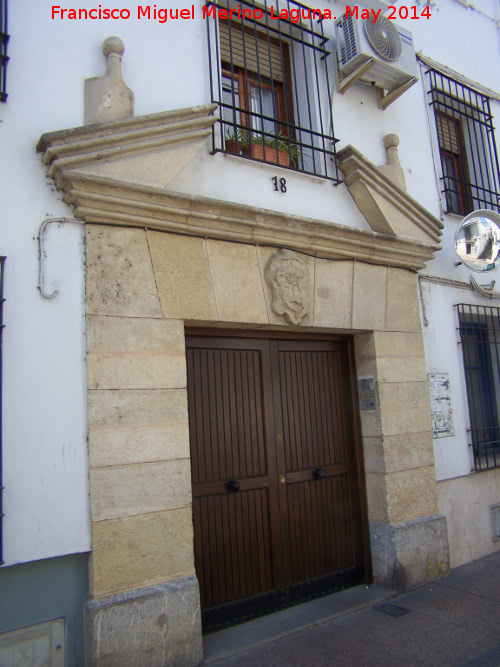 Casa de la Calle Agust�n Moreno n� 18 - Casa de la Calle Agust�n Moreno n� 18. Portada