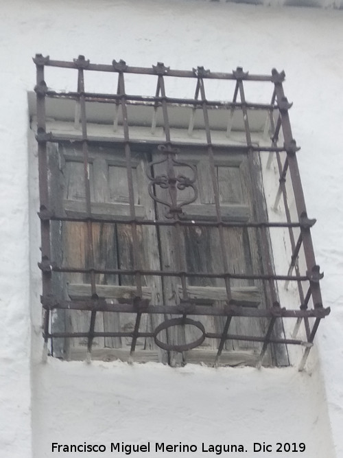 Casa de la Calle Pe�a del Gallo n� 3 - Casa de la Calle Pe�a del Gallo n� 3. Reja de rosetas