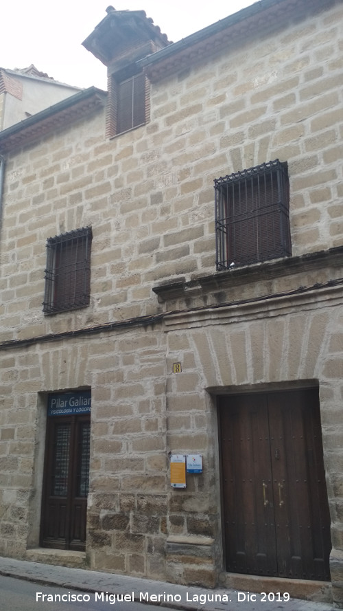 Casa de la Calle Conde Mejorada n� 8 - Casa de la Calle Conde Mejorada n� 8. Fachada