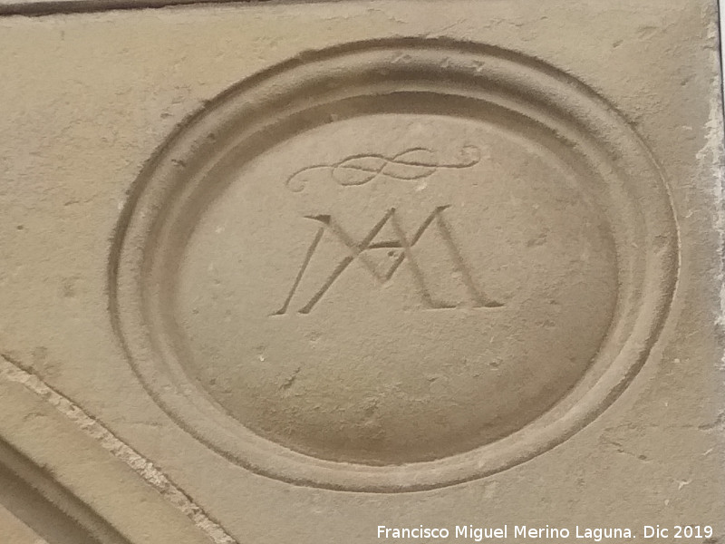 Casa de la Calle Horno Mu�oz n� 11 - Casa de la Calle Horno Mu�oz n� 11. Tondo derecho de Mar�a