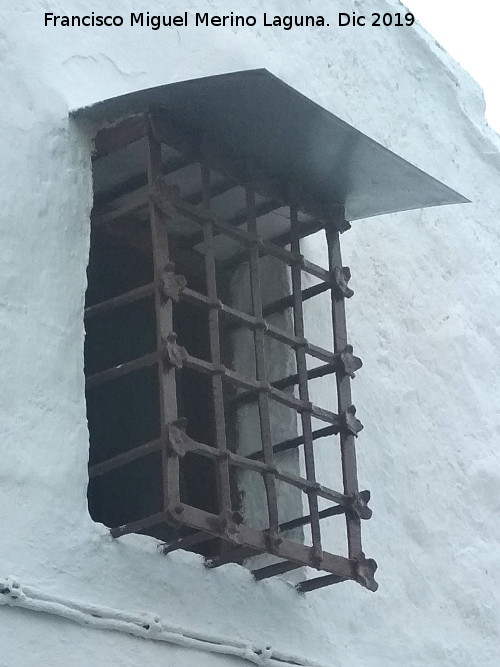 Rejera de rosetas - Rejera de rosetas. Calle Torno Monjas - Baeza