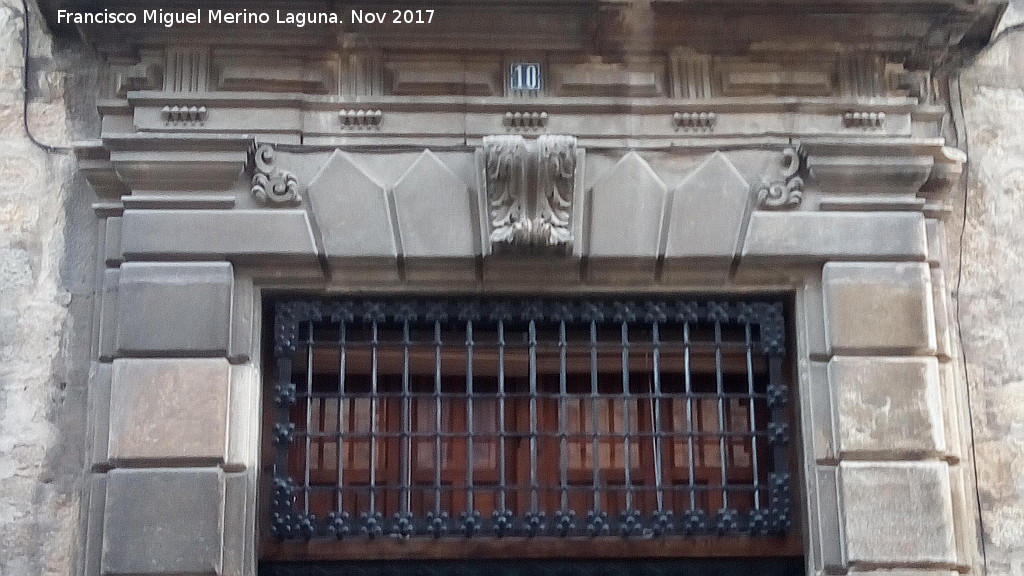 Palacio de los Garc�a Quesada - Palacio de los Garc�a Quesada. Dintel