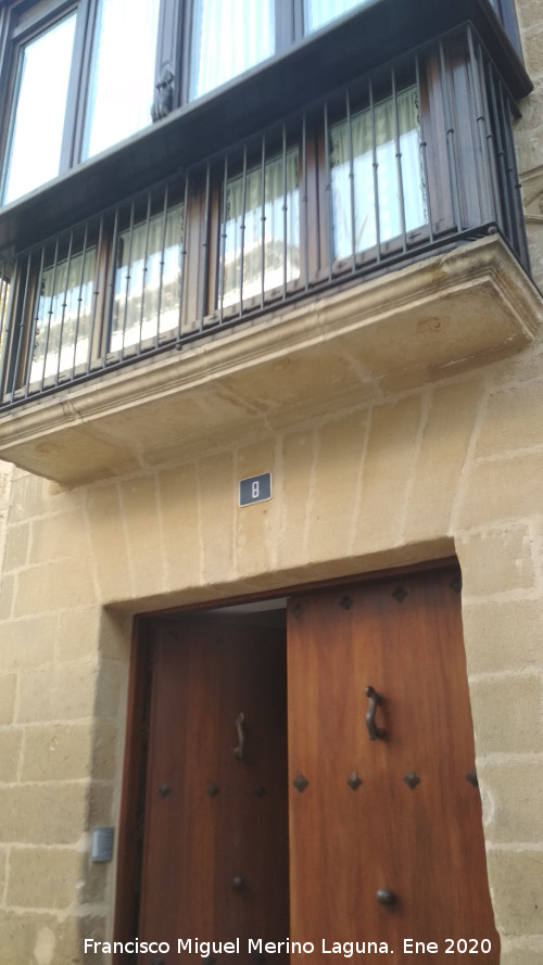 Casa de la Calle C�zar n� 8 - Casa de la Calle C�zar n� 8. Dintel de dovelas