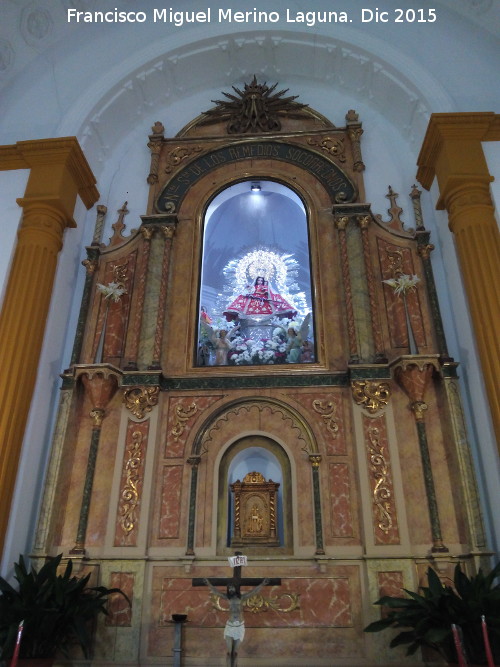 Santuario de C�nava - Santuario de C�nava. Retablo
