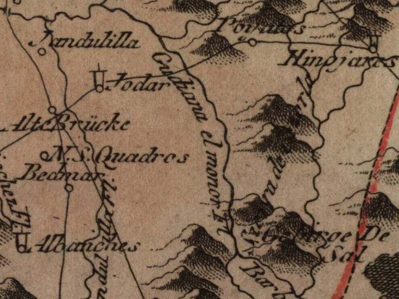 Historia de J�dar - Historia de J�dar. Mapa 1799