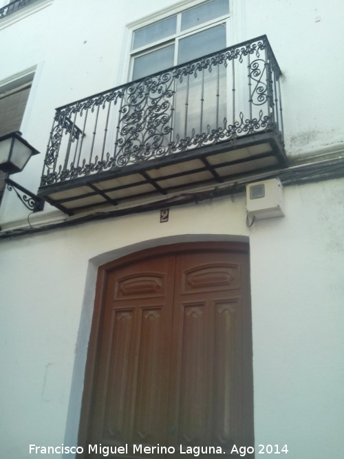 Casa de la Calle Aguilar n� 2 - Casa de la Calle Aguilar n� 2. Balc�n de forja