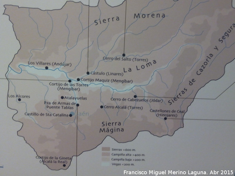 Cerro de la Gineta - Cerro de la Gineta. Poblados fortificados del Bronce Tard�o de la Provincia de Ja�n