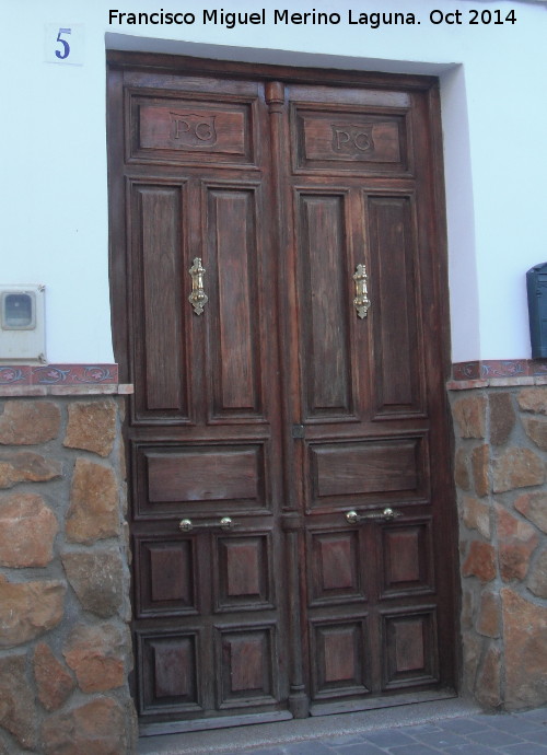 Casa de la Calle Corredera n� 5 - Casa de la Calle Corredera n� 5. Puerta