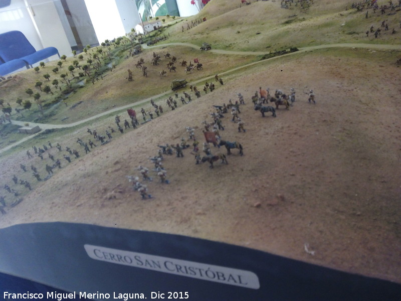 Yacimiento Cerro de San Crist�bal - Yacimiento Cerro de San Crist�bal. Maqueta