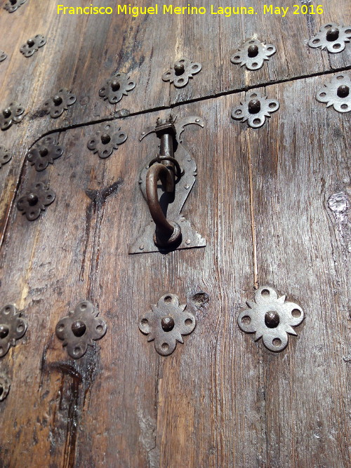 Palacio del Vizconde - Palacio del Vizconde. Puerta de clavaz�n y aldaba