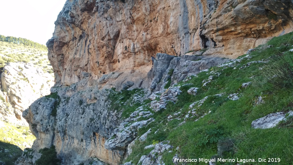 La Cerradura - La Cerradura. Abrigos de la pared rocosa de Los Ca�ones