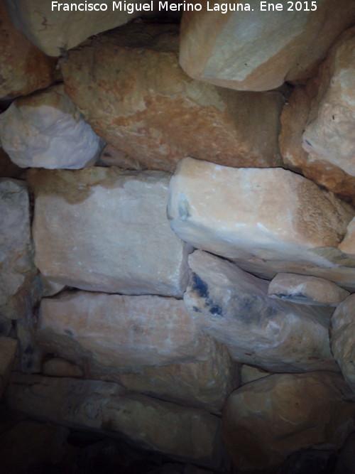 Chozo del Artillero - Chozo del Artillero. Falsa b�veda