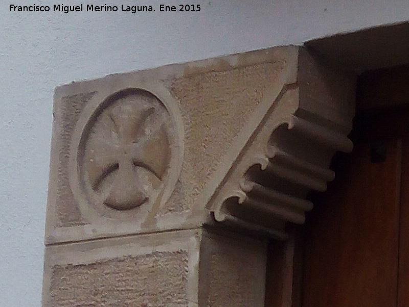 Casa de la Calle Agua n� 9 - Casa de la Calle Agua n� 9. Cruz de Malta