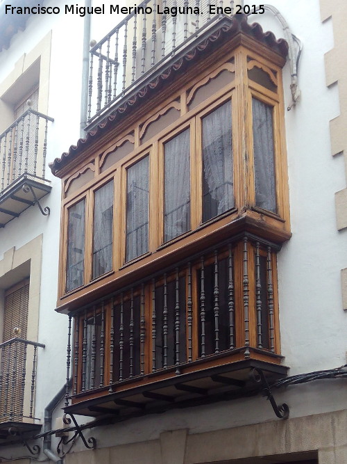 Casa de la Calle San Nicol�s n� 5 - Casa de la Calle San Nicol�s n� 5. Balc�n cerrado