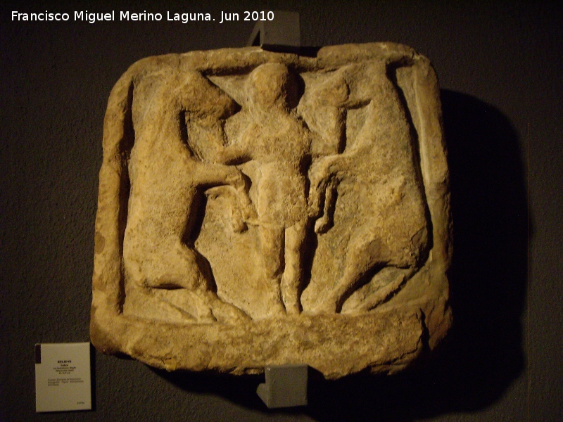Los Castellones - Los Castellones. Relieve siglos V-IV aC. Los Castellones - Mogn. Museo Provincial de Jan