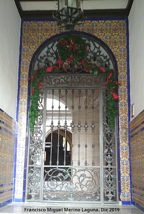 Casa de Don Bonifacio Ord��ez - Casa de Don Bonifacio Ord��ez. Reja del zagu�n