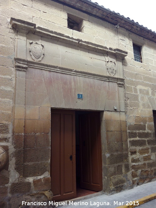 Casa de la Calle Calder�n n� 7 - Casa de la Calle Calder�n n� 7. Portada