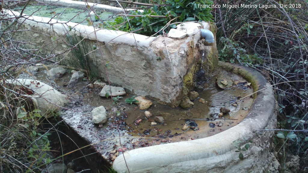 Pilar de los Prados - Pilar de los Prados. Desag�e