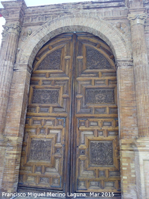 Iglesia de los Santos M�rtires - Iglesia de los Santos M�rtires. Puerta del porche