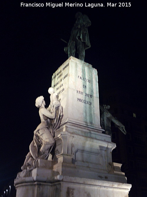Monumento al Marqu�s de Larios - Monumento al Marqu�s de Larios. 