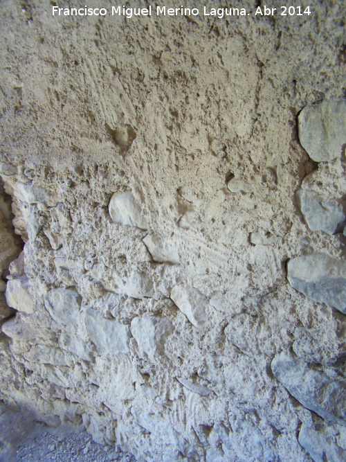 Torre�n de la Cabeza - Torre�n de la Cabeza. Marcas de dedos en el enlucido