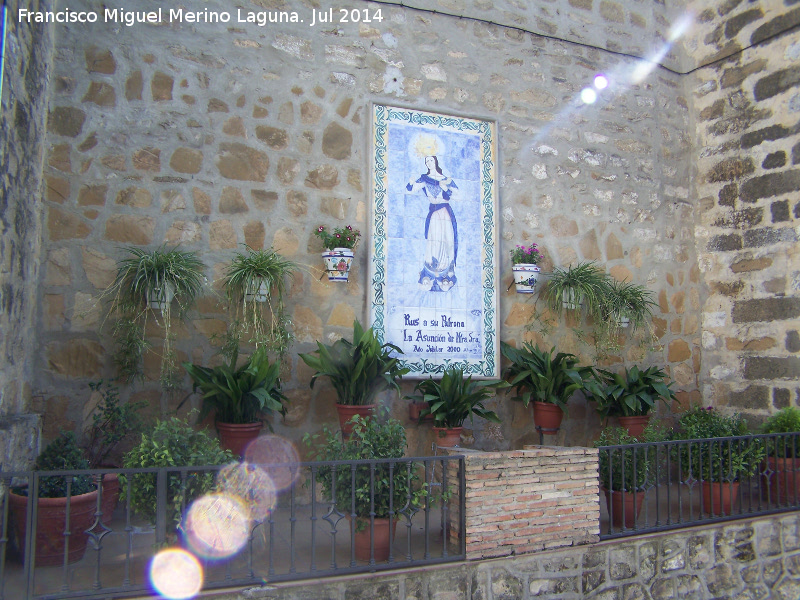 Iglesia de la Asunci�n - Iglesia de la Asunci�n. Azulejos de la Virgen de la Asunci�n