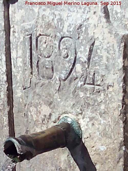 Fuente de la Pililla - Fuente de la Pililla. A�o