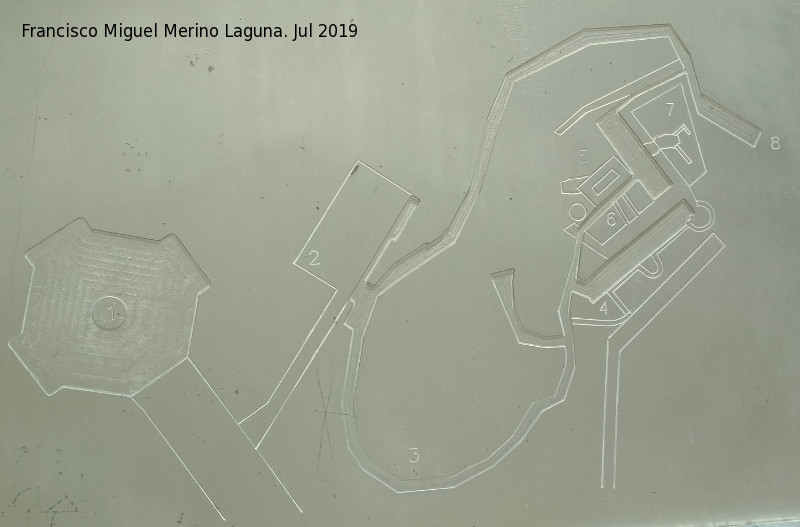 Santuario �bero de la Luz - Santuario �bero de la Luz. Plano