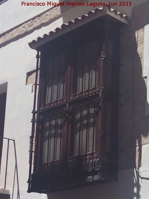 Casa de la Calle Juan Montilla n� 18 - Casa de la Calle Juan Montilla n� 18. Reja de rosetas