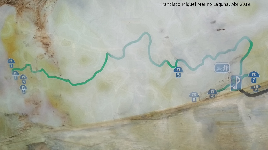 D�lmenes del Pozuelo - D�lmenes del Pozuelo. Plano